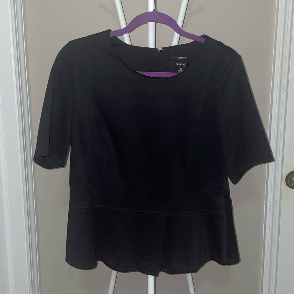 Black dress top